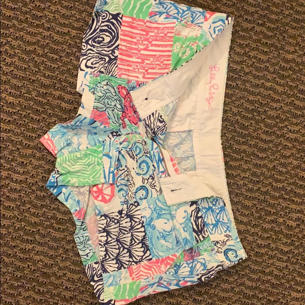 Lilly Pulitzer shorts.
